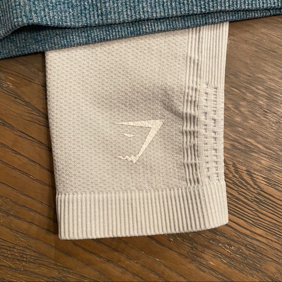 Gymshark seamless ombré leggings deep teal/ice blue S - Picture 7 of 8